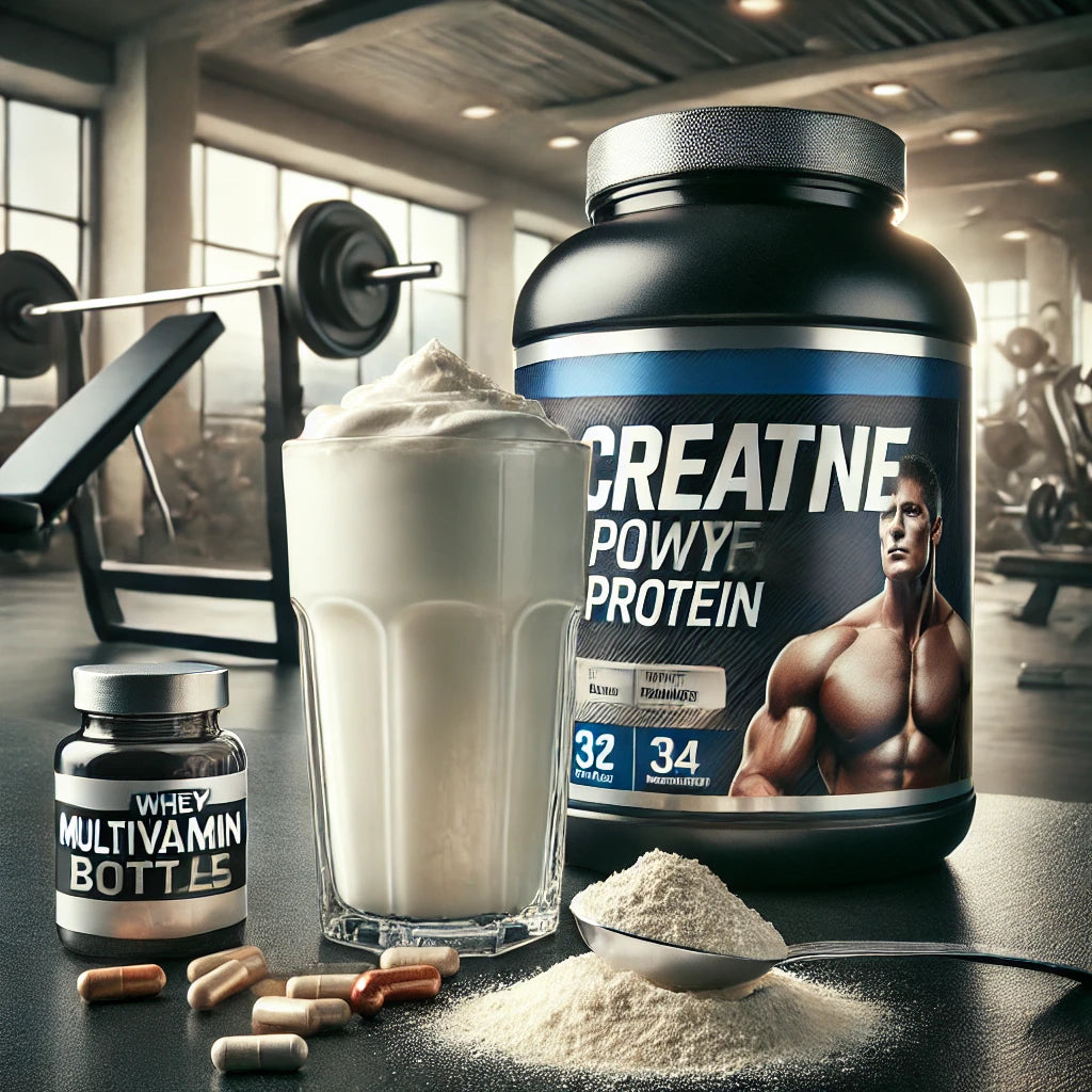 The Power of Supplements: How Creatine, Whey Isolate, and Multivitamins Transform Health and Performance